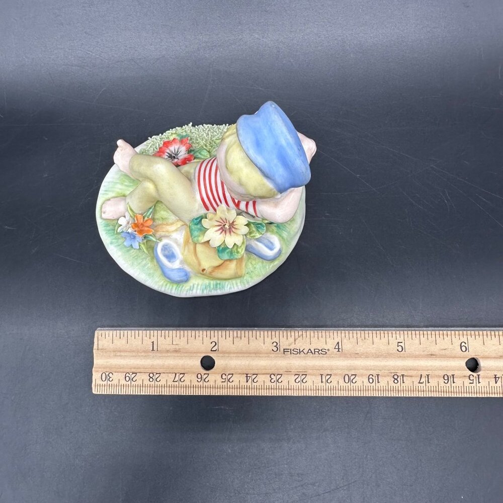 Vintage Royal Adderley Lazy Bones Bone China Figurine England Boy Sleeping - Picture 13 of 13